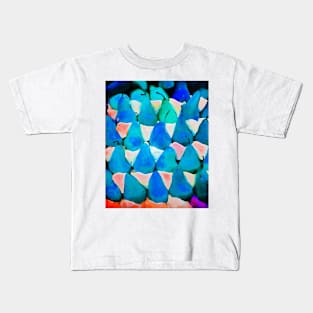 Blue Pears At The Market Kids T-Shirt